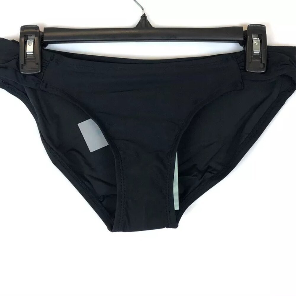 Coastal Blue Women’s Black Bikini Bottom, Size Small